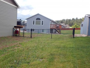Black Chain Link Fence      